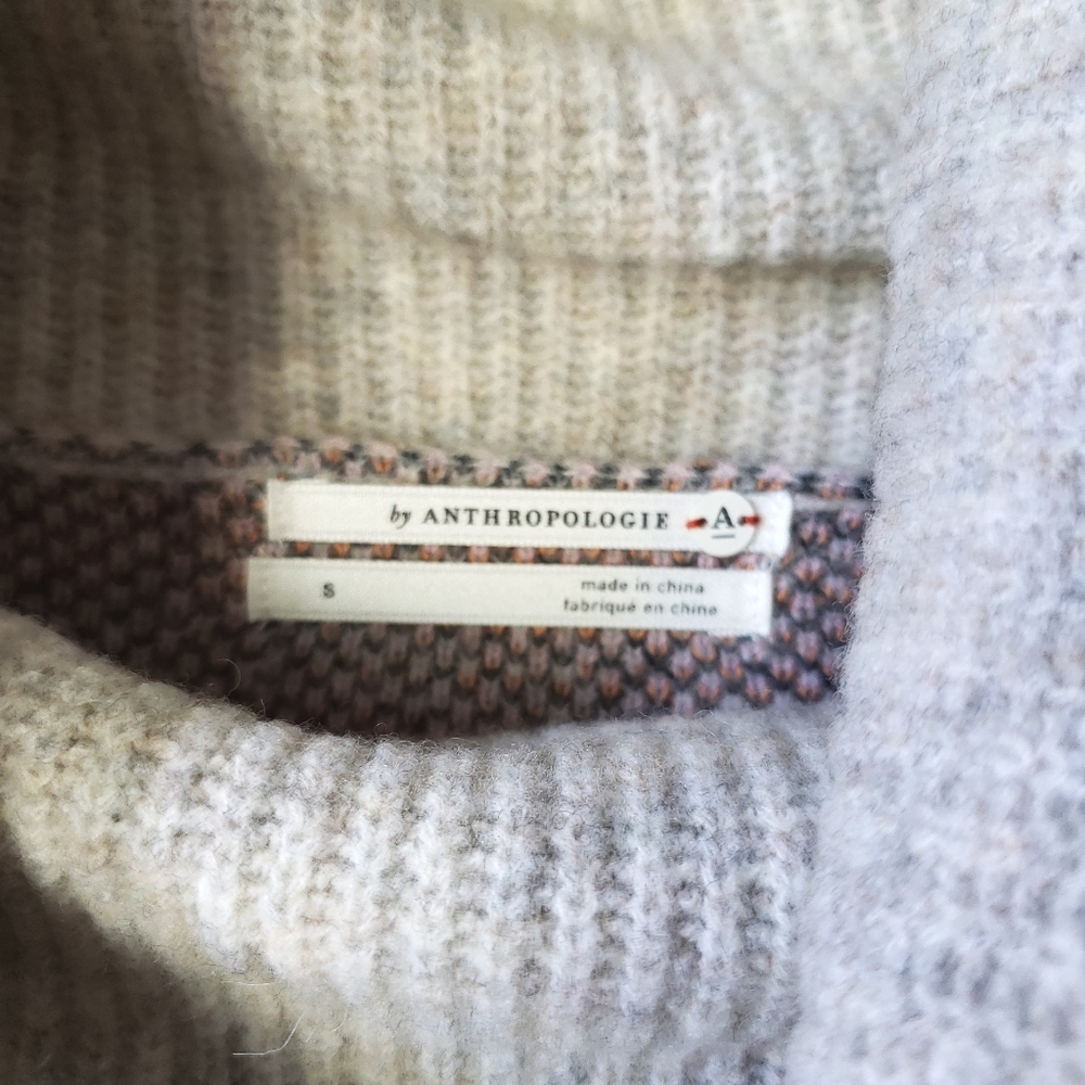 Anthropologie | Emmy Cowl Neck Leopard Print Tunic Sweater - Picture 11 of 16